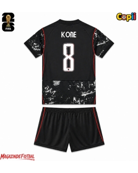 Canada Ismael Kone #8 Echipament de Fotbal Replică Mondial 2026 Copii Deplasare (+ Șorturi)